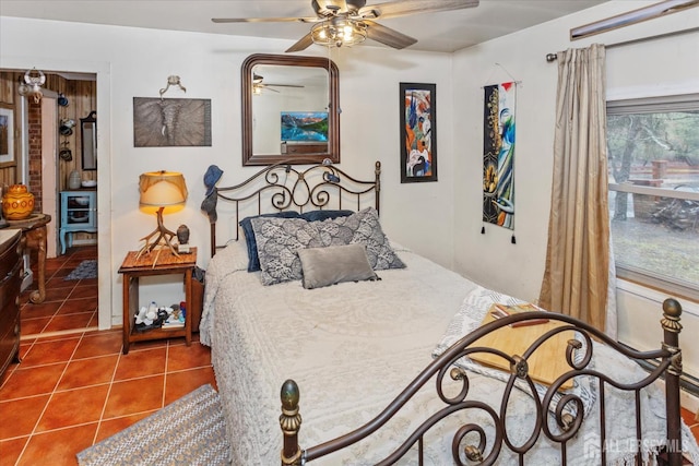 75 Brown Rd, Howell, NJ 07731 - bedroom with tile patterned flooring and ceiling fan