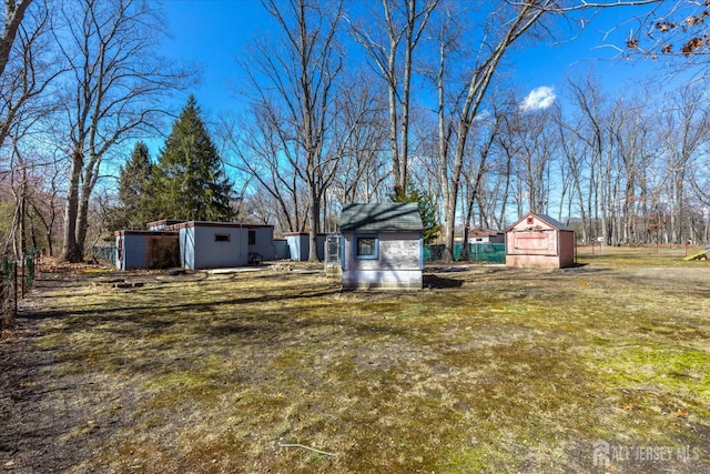 75 Brown Rd, Howell, NJ 07731 - view of yard featuring a storage shed