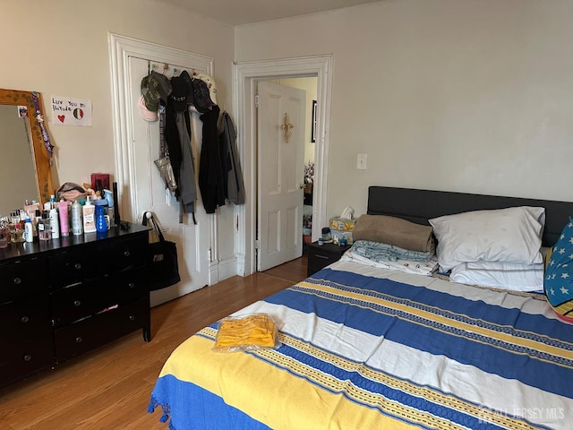 290 Redmond St, New Brunswick, NJ 08901 - bedroom with wood finished floors and a closet