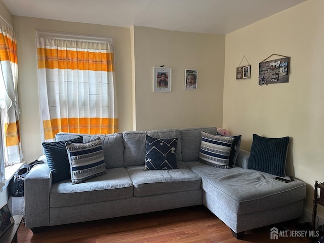 290 Redmond St, New Brunswick, NJ 08901 - living area with wood finished floors
