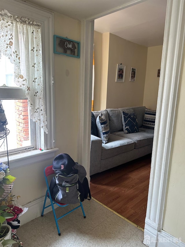 290 Redmond St, New Brunswick, NJ 08901 - living room with tile patterned floors