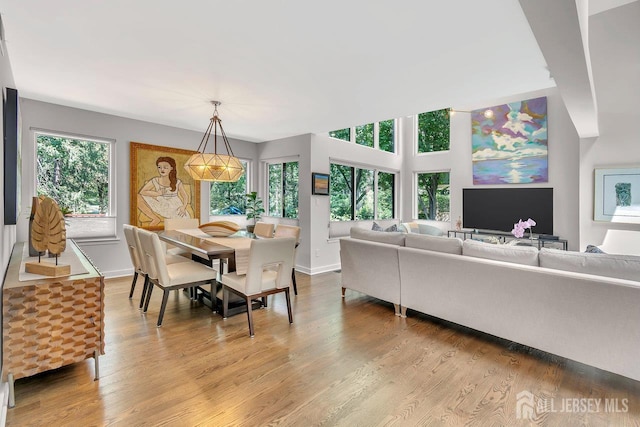 107 Sayre Dr, Plainsboro, NJ 08540 - dining space with light wood-style floors