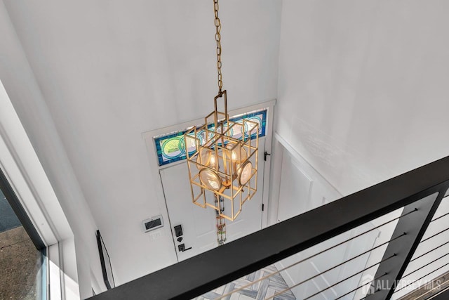 107 Sayre Dr, Plainsboro, NJ 08540 - detailed view of a chandelier