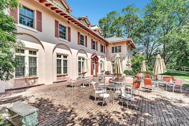 107 Sayre Dr, Plainsboro, NJ 08540 - view of patio featuring outdoor dining area