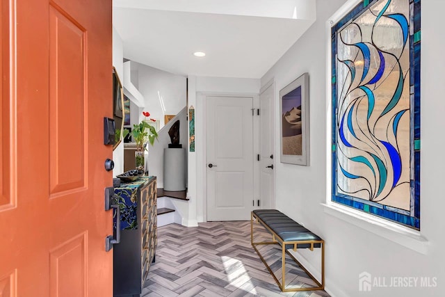 107 Sayre Dr, Plainsboro, NJ 08540 - entryway featuring baseboards and recessed lighting
