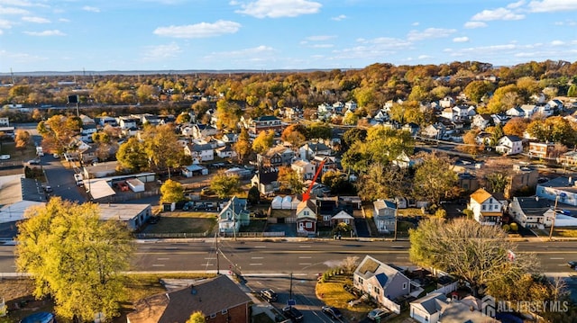 drone / aerial view featuring a residential view