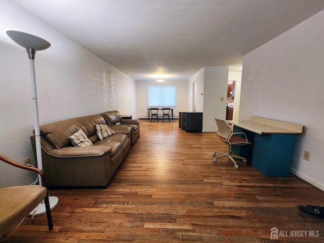 138 The Orchards Unit C, East Windsor, NJ 08512 - living area with wood finished floors and baseboard heating