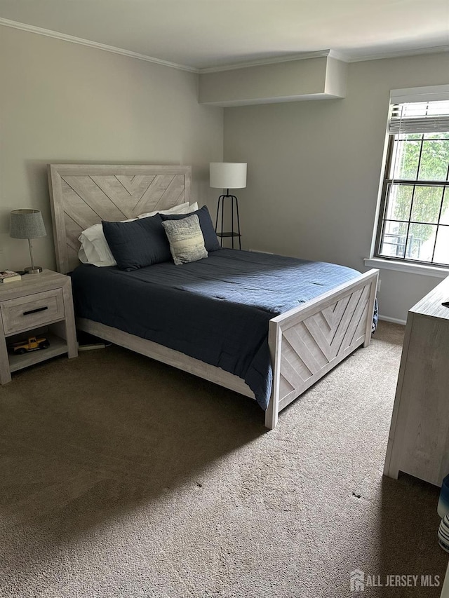 151 Wyndham Pl, Robbinsville, NJ 08691 - carpeted bedroom featuring ornamental molding