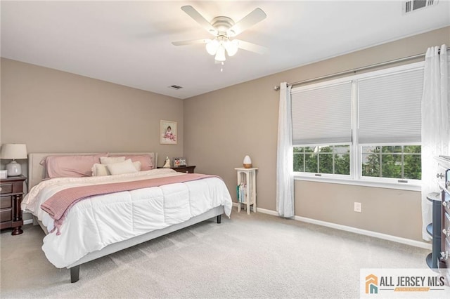 411 Arlington Ave, South Plainfield, NJ 07080 - carpeted bedroom featuring baseboards and ceiling fan