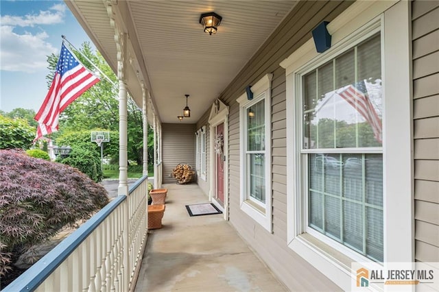 view of patio / terrace featuring a porch