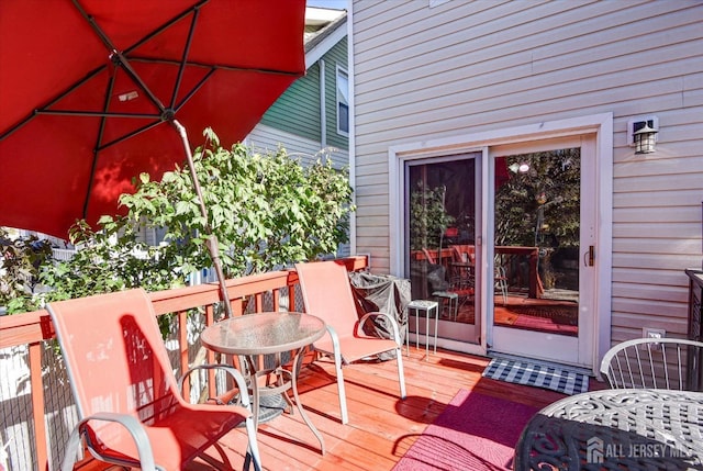 352 Parker Ave, South Amboy, NJ 08879 - view of wooden terrace