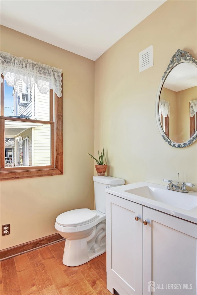 352 Parker Ave, South Amboy, NJ 08879 - bathroom with vanity and wood finished floors