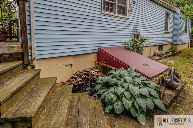 687 Spotswood-Englishtown Rd, Monroe, NJ 08831 - exterior view of a bulkhead entry