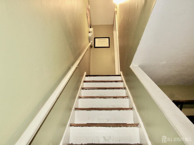 view of staircase