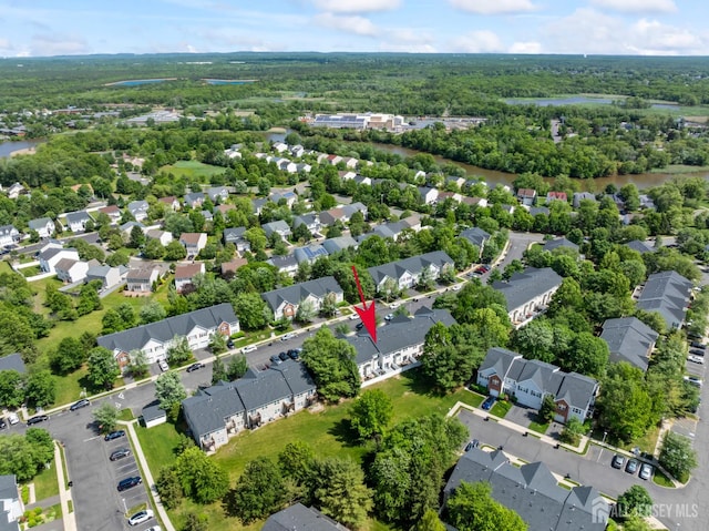 181 Windsong Cir E, Brunswick, NJ 08816 - aerial view of property's location with nearby suburban area