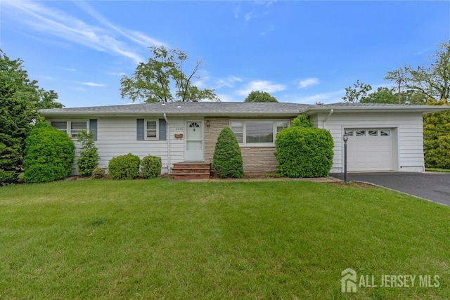 1010 Dorn Ave, Middlesex, NJ 08846 - single story home with a garage, driveway, and a front yard