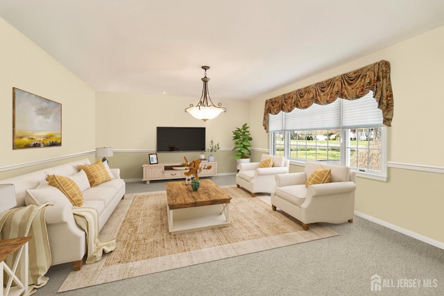 46 Hosford Ave, Leonardo, NJ 07737 - living area with carpet and baseboards