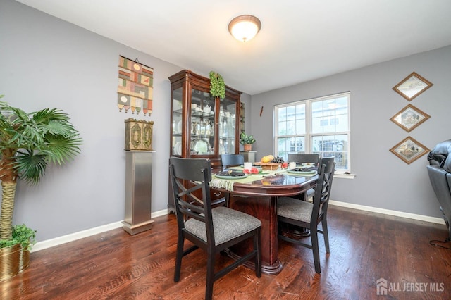 31 Capica Ct Unit 79, Old Bridge, NJ 08879 - dining area featuring dark wood-type flooring and baseboards