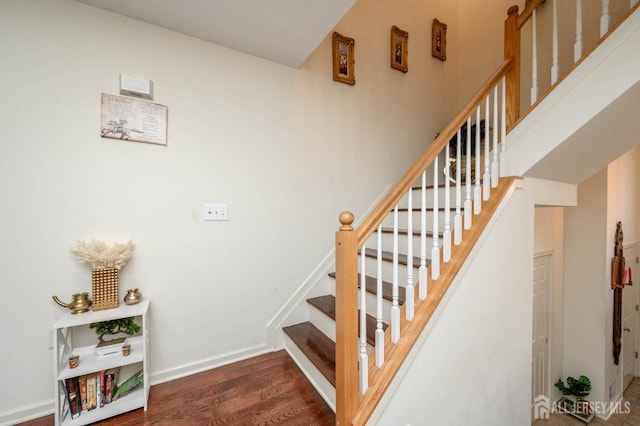 31 Capica Ct Unit 79, Old Bridge, NJ 08879 - staircase featuring wood finished floors and baseboards