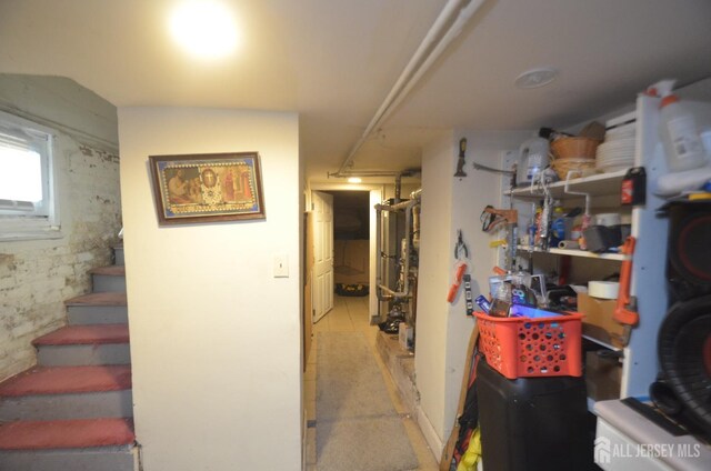 view of basement