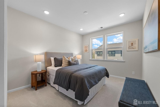 1306 Parker Blvd, West Windsor, NJ 08550 - bedroom with light carpet and recessed lighting