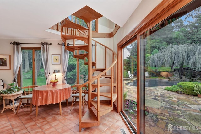 25 Deer Path, Holmdel, NJ 07733 - dining space featuring stairs