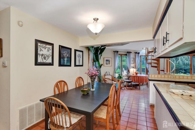 25 Deer Path, Holmdel, NJ 07733 - dining area featuring light tile patterned floors