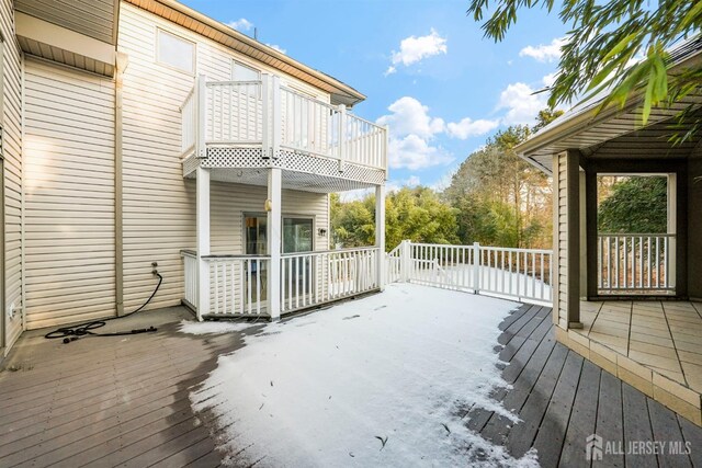 view of deck