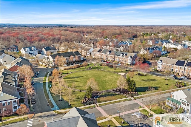 birds eye view of property featuring a residential view