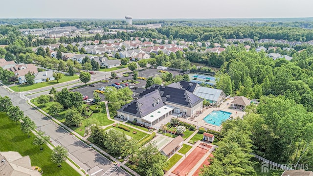 137 Murano Ave, Monroe, NJ 08831 - drone / aerial view of a pool area