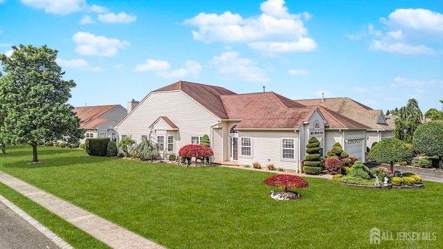 137 Murano Ave, Monroe, NJ 08831 - view of front of home with an attached garage, a front yard, and asphalt driveway