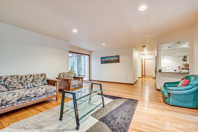 16 Benedek Rd, Princeton, NJ 08540 - living area featuring wood finished floors, baseboards, and recessed lighting