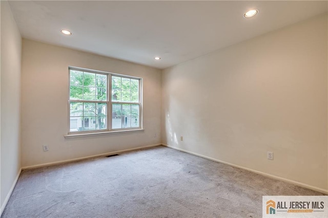 303 Harvest Ln, South Brunswick, NJ 08852 - carpeted spare room with recessed lighting and baseboards