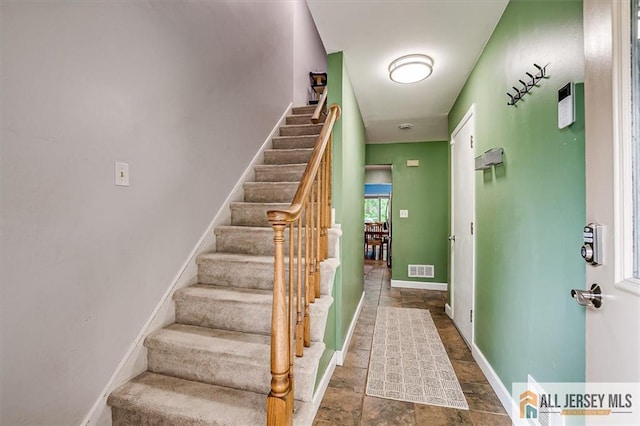 76 Letts Ct Unit 167, Old Bridge, NJ 07747 - stairway featuring stone finish floors