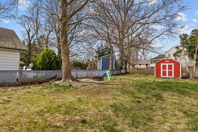 31 Riva Ave, Milltown, NJ 08850 - view of yard featuring a shed and an outbuilding