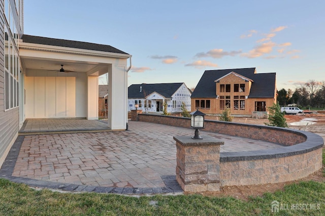 21 Cole Pl, Cranbury, NJ 08512 - view of patio featuring ceiling fan