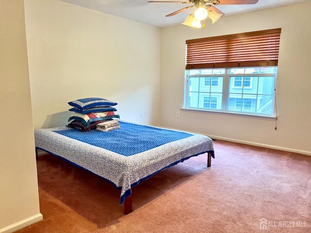 116 Prestwick Way, Edison, NJ 08820 - carpeted bedroom featuring baseboards and a ceiling fan