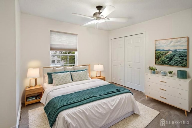 116 Prestwick Way, Edison, NJ 08820 - bedroom with a closet and ceiling fan