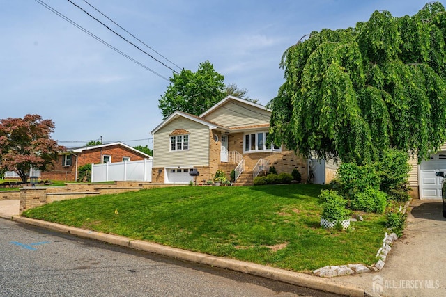 201 Summit Ave, Fords, NJ 08863 - view of front of property featuring an attached garage and brick siding
