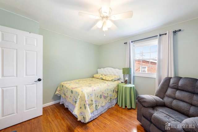 201 Summit Ave, Fords, NJ 08863 - bedroom featuring wood finished floors and ceiling fan