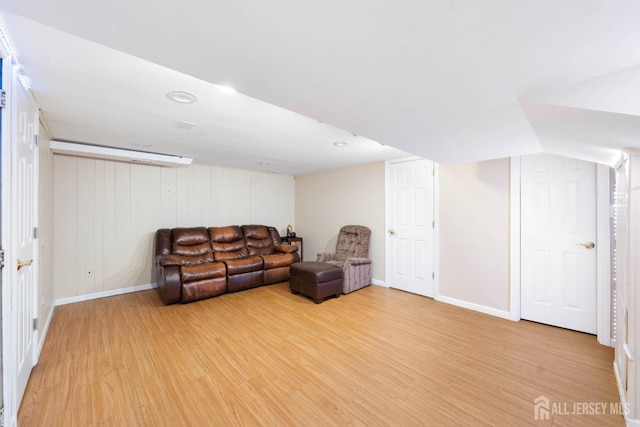 201 Summit Ave, Fords, NJ 08863 - living area with wood finished floors and baseboards