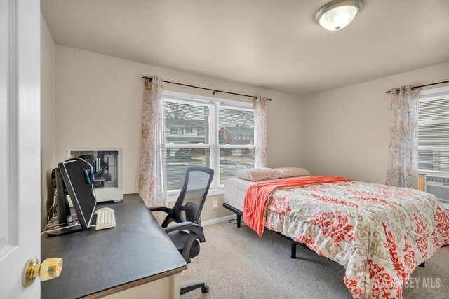 bedroom featuring carpet floors