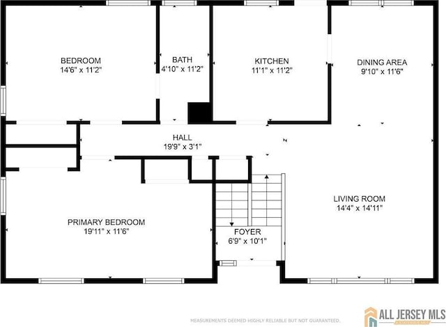 20 Kennedy St, Iselin, NJ 08830 - view of floor plan / room layout