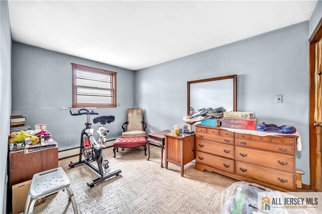 20 Kennedy St, Iselin, NJ 08830 - exercise area featuring baseboard heating