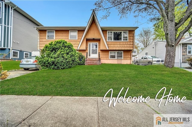 20 Kennedy St, Iselin, NJ 08830 - view of front of home featuring a front lawn and entry steps