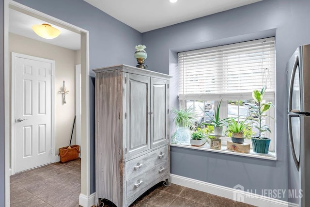 223 Perth Hill Ct, Matawan, NJ 07747 - bedroom with freestanding refrigerator and baseboards