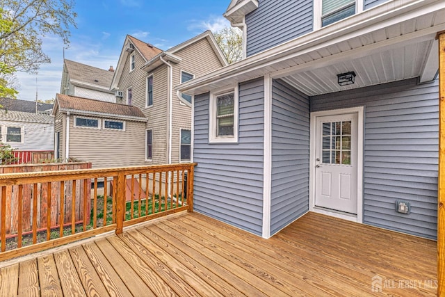 307 Wayne St, Highland Park, NJ 08904 - view of wooden deck