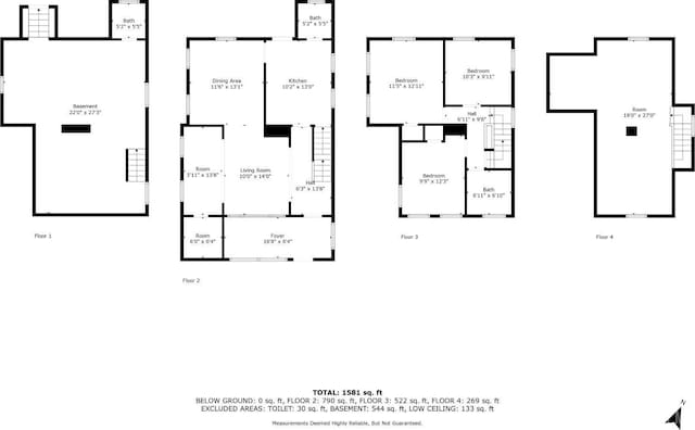 307 Wayne St, Highland Park, NJ 08904 - view of home floor plan