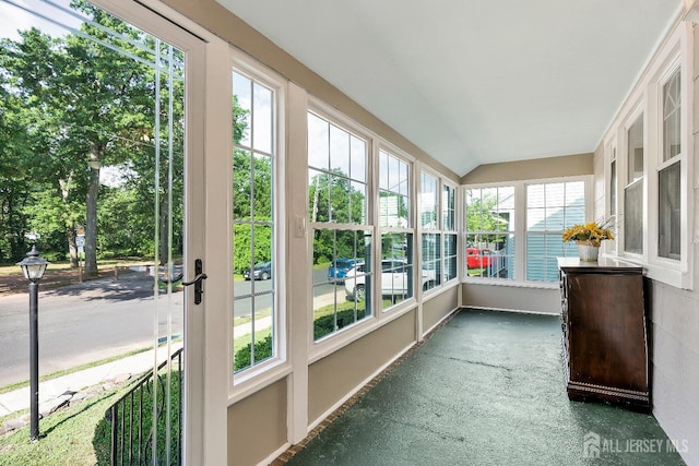 324 Greene Ave, Middlesex, NJ 08846 - unfurnished sunroom with lofted ceiling