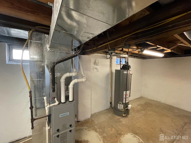 520 Hayward St, Bound Brook, NJ 08805 - below grade area with water heater